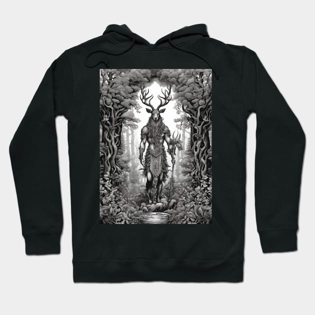 Cernunnos Hoodie by FineArtworld7